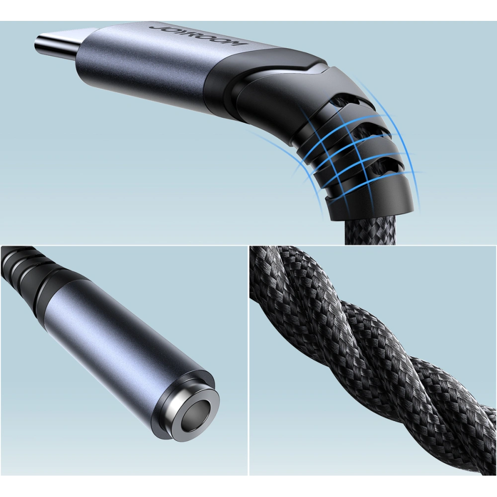 Hurtownia GSM - DAC adapter Joyroom SY-C01 USB-C / mini jack 3.5mm fekete - JYR953 - {ean13} - Hurt