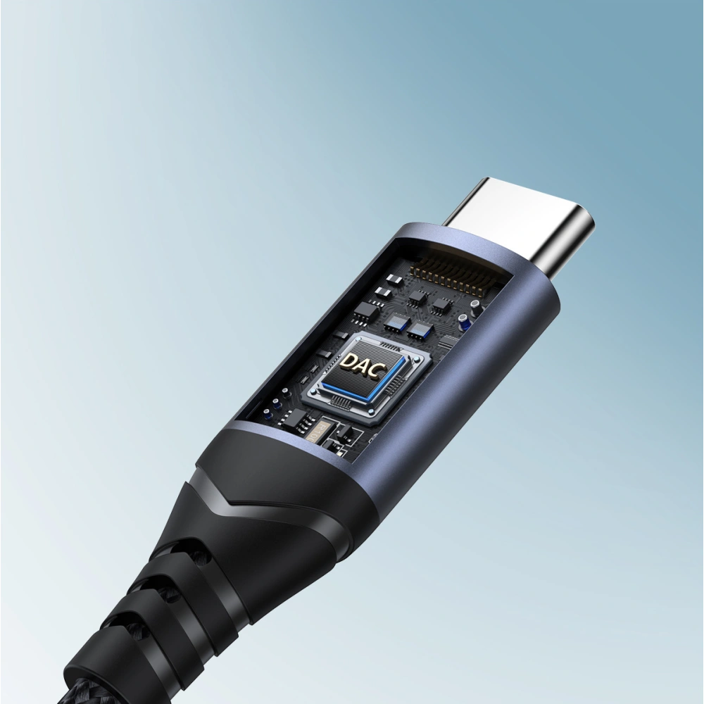 Hurtownia GSM - Adapter DAC Joyroom SY-C01 USB-C / mini jack 3.5mm schwarz - JYR953 - {ean13} - Hurt
