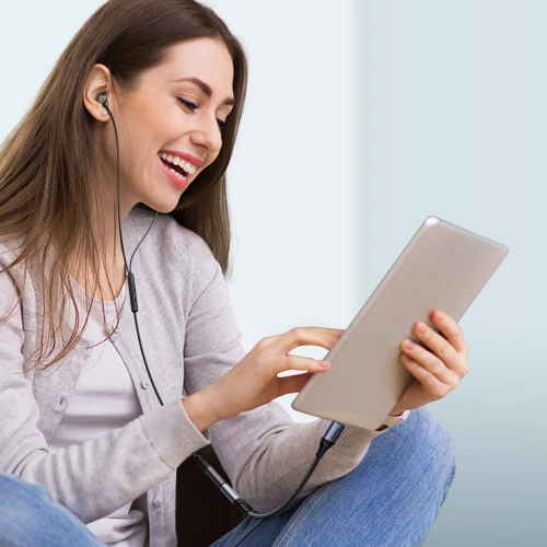 Adapter DAC Joyroom SY-C01 USB-C / mini jack 3.5mm czarny