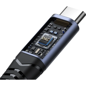 Hurtownia GSM - DAC-Adapter 2w1 Joyroom SY-C02 USB-C / USB-C, Mini-Klinke 3.5mm schwarz - JYR954 - {ean13} - Hurt