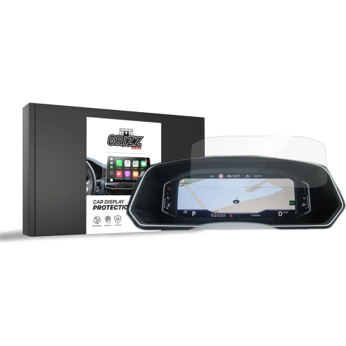 Folia ceramiczna GrizzGlass CarDisplay Protection do Volkswagen Tiguan Digital Cockpit Pro 10,25" 2020-2025