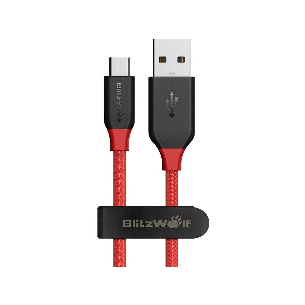Wholesale Micro USB AmpCore Cable BlitzWolf BW-MC4 1m Red - BLZ131RED - {ean13} - Hurt