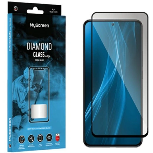 Szkło hartowane MyScreen Diamond Glass Edge Full Glue Tecno Spark 10 Pro / Pova 5 / Pova 5 Pro czarny/black