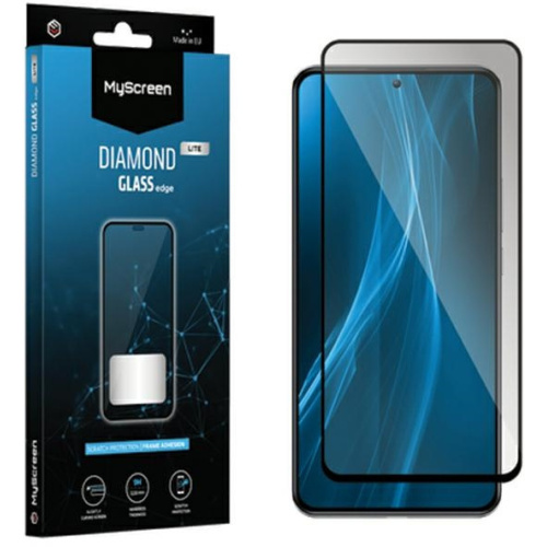 MyScreenProtector Distributor - 5904433225717 - MSRN468 - MyScreen Diamond Glass Edge Lite Full Glue Motorola Moto G14 4G / G34 / G54 5G black - B2B homescreen