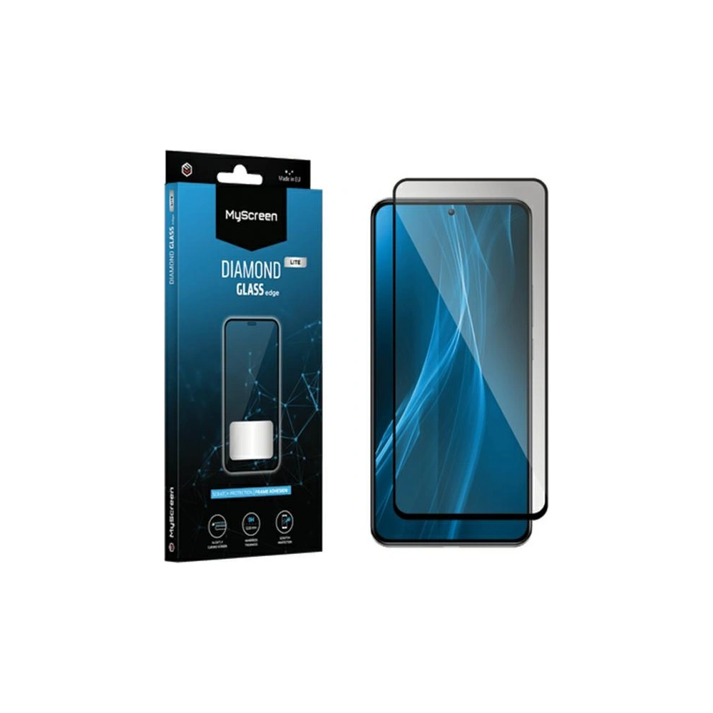Hurtownia GSM - Edzett üveg MyScreen Diamond Glass Edge Lite Full Glue Motorola Moto G14 4G / G34 / G54 5G fekete/black - MSRN468 - {ean13} - Hurt
