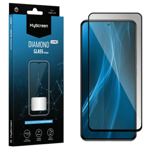 Szkło hartowane MyScreen Diamond Glass Edge Lite Full Glue Tecno Spark 10 Pro / Pova 5 / Pova 5 Pro czarny/black