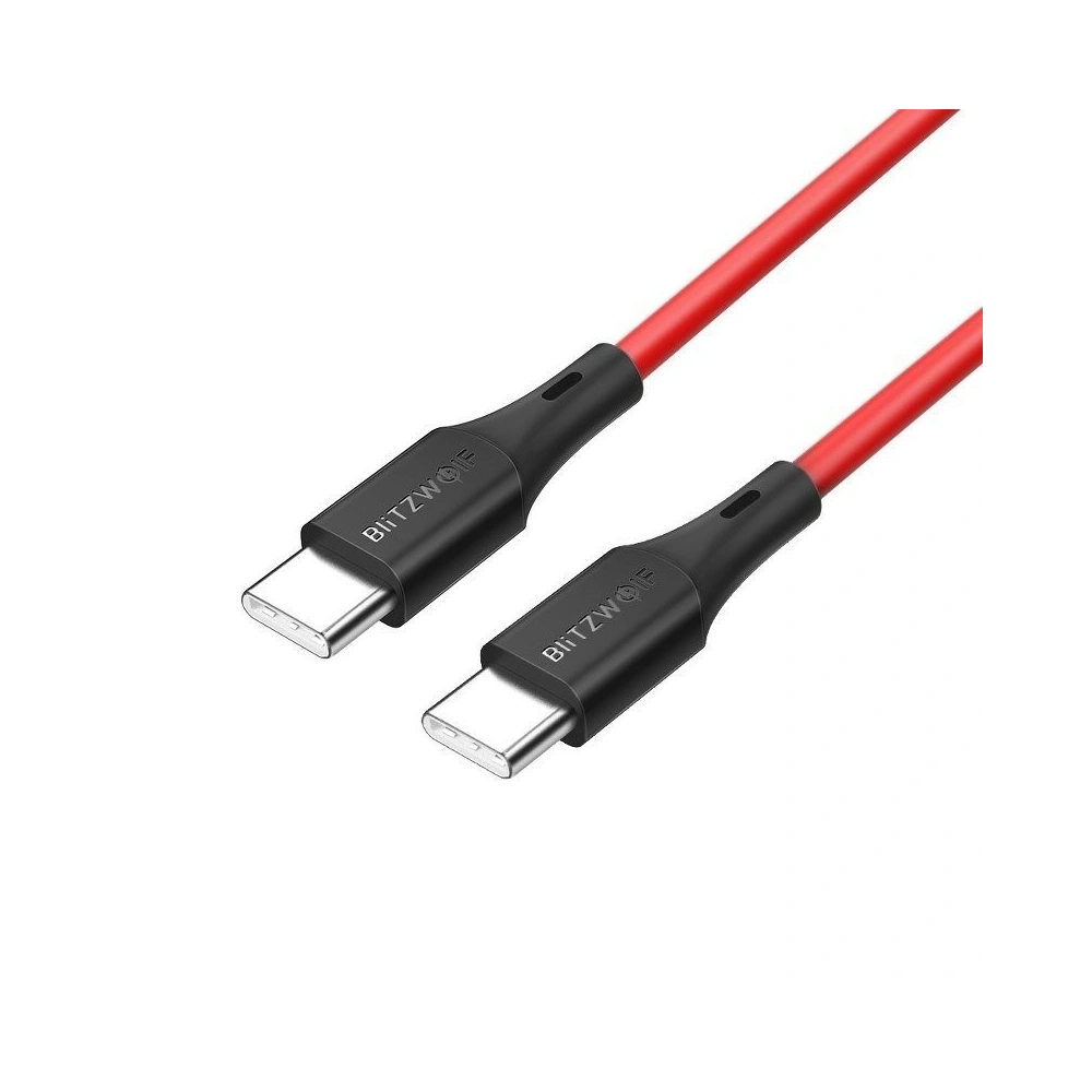 Hurtownia GSM - Kabel USB-C PD BlitzWolf BW-TC17 PD3.0 QC4.0 0.9m (czerwony) - BLZ134RED - {ean13} - Hurt