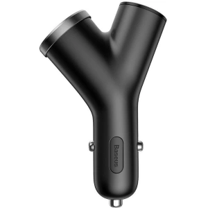 Hurtownia GSM - Ładowarka samochodowa Baseus Y Type 2xUSB 3,4A 40W (czarna) - BSU594BLK - {ean13} - Hurt