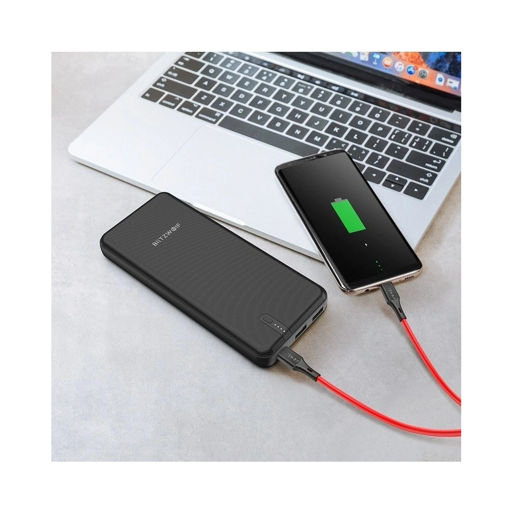 Hurtownia GSM - Kabel USB-C PD BlitzWolf BW-TC17 PD3.0 QC4.0 0.9m (czerwony) - BLZ134RED - {ean13} - Hurt
