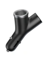 Wholesale Car Charger Baseus Y Type 2xUSB 3,4A 40W Black - BSU594BLK - {ean13} - Hurt