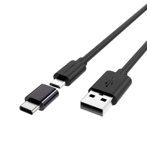 Kabel Micro USB + adapter USB-C BlitzWolf BW-MT1 2A 1,5m