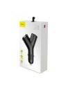 Wholesale Car Charger Baseus Y Type 2xUSB 3,4A 40W Black - BSU594BLK - {ean13} - Hurt
