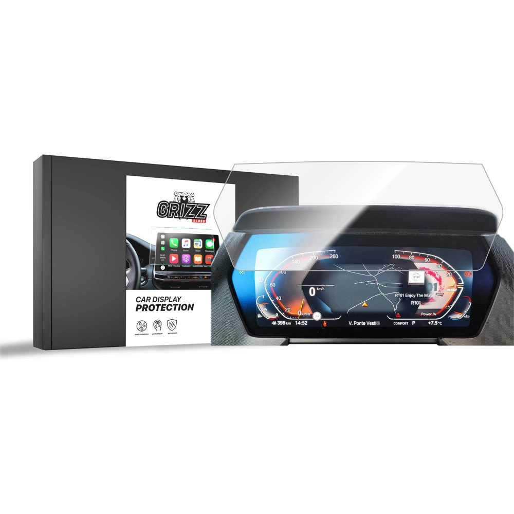Folia ceramiczna GrizzGlass CarDisplay Protection do BMW 1 F40 Live Cockpit 10,25" 2019-2024