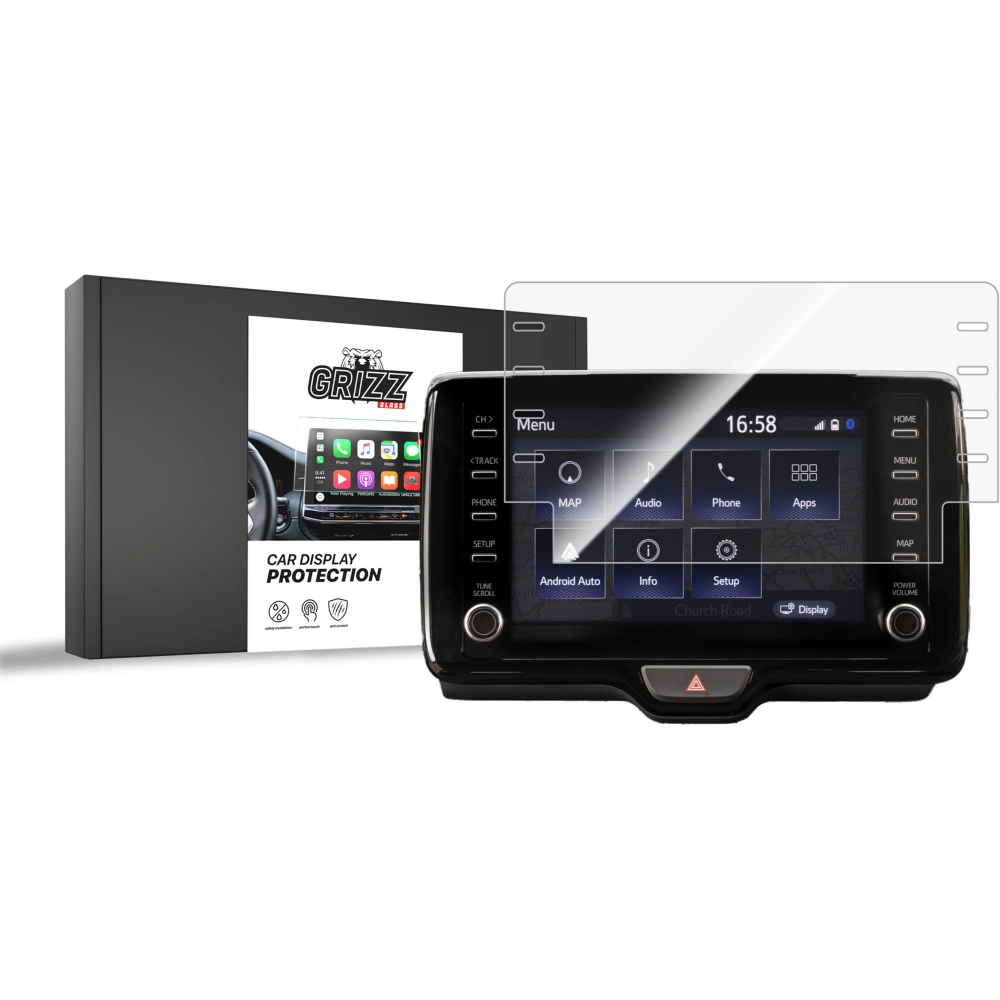 Hurtownia GSM - GrizzGlass CarDisplay Protecție Film ceramic pentru Toyota CH-R 8” 2019-2023 - GRZ7824 - {ean13} - Hurt