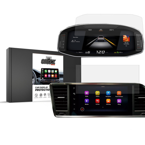 Hurtownia GrizzGlass - 5906146400917 - GRZ7833 - Folia ceramiczna GrizzGlass CarDisplay Protection do Seat Ateca 9,2" 2020 [2w1] - B2B homescreen