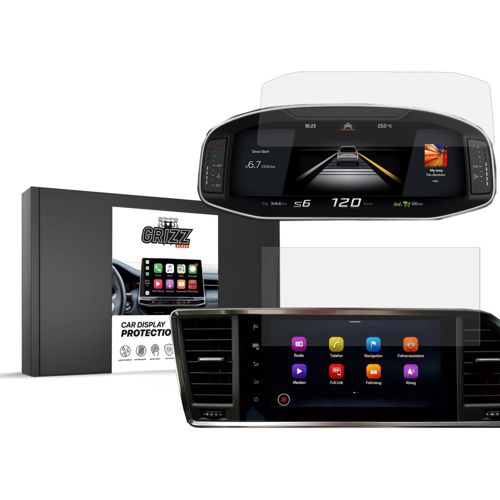 Hurtownia GSM - Fólie keramická GrizzGlass CarDisplay Protection pro Seat Ateca 9,2" 2020 [2w1] - GRZ7833 - {ean13} - Hurt