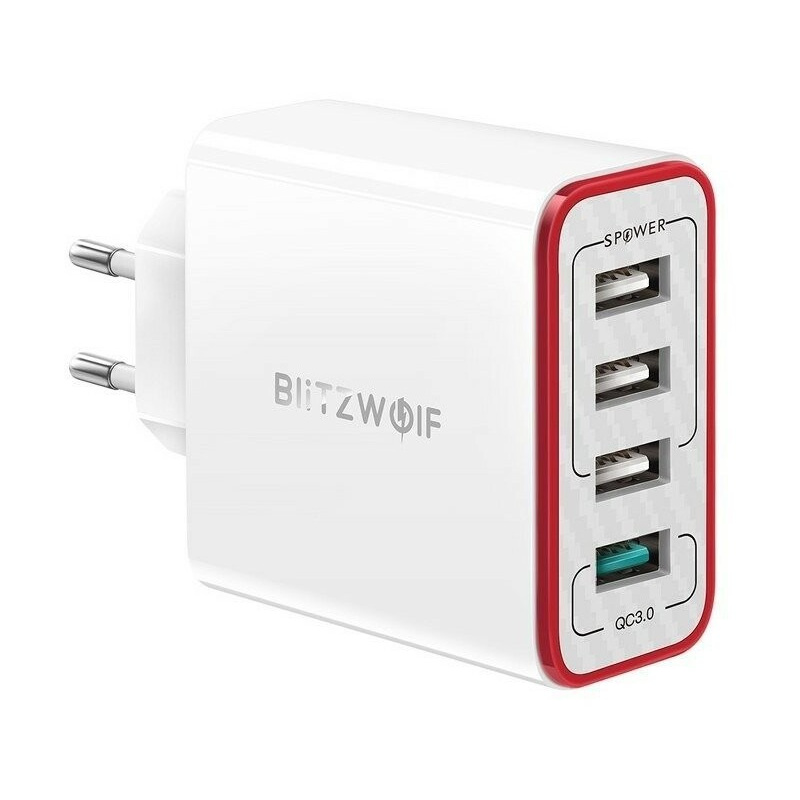 BlitzWolf Distributor - 5907489601610 - BLZ137 - Wall Charger Blitzwolf BW-PL5 4x USB QC3.0 30W - B2B homescreen