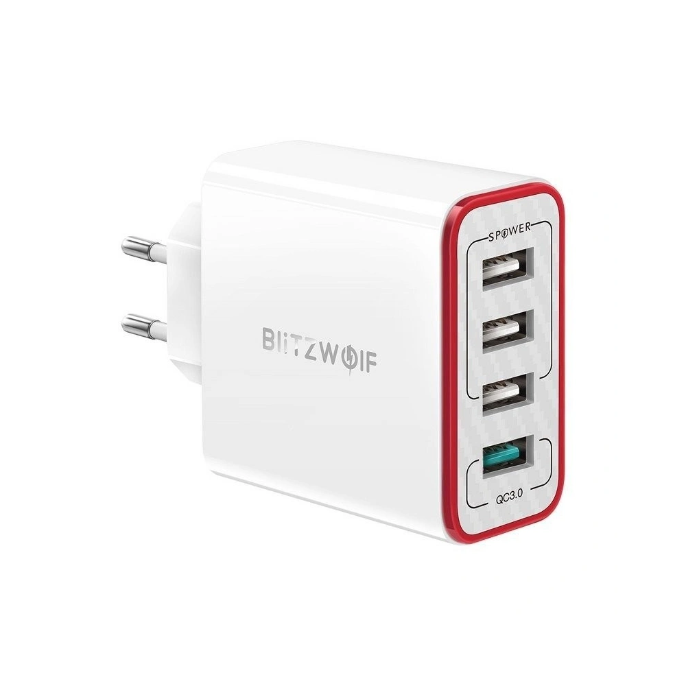 Hurtownia GSM - Ładowarka sieciowa Blitzwolf BW-PL5 4x USB QC3.0 30W - BLZ137 - {ean13} - Hurt