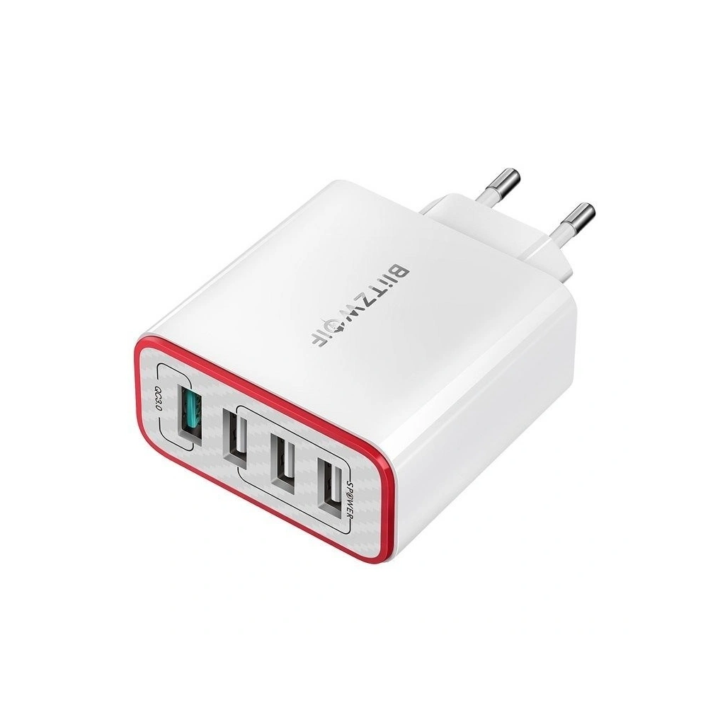 Hurtownia GSM - Ładowarka sieciowa Blitzwolf BW-PL5 4x USB QC3.0 30W - BLZ137 - {ean13} - Hurt