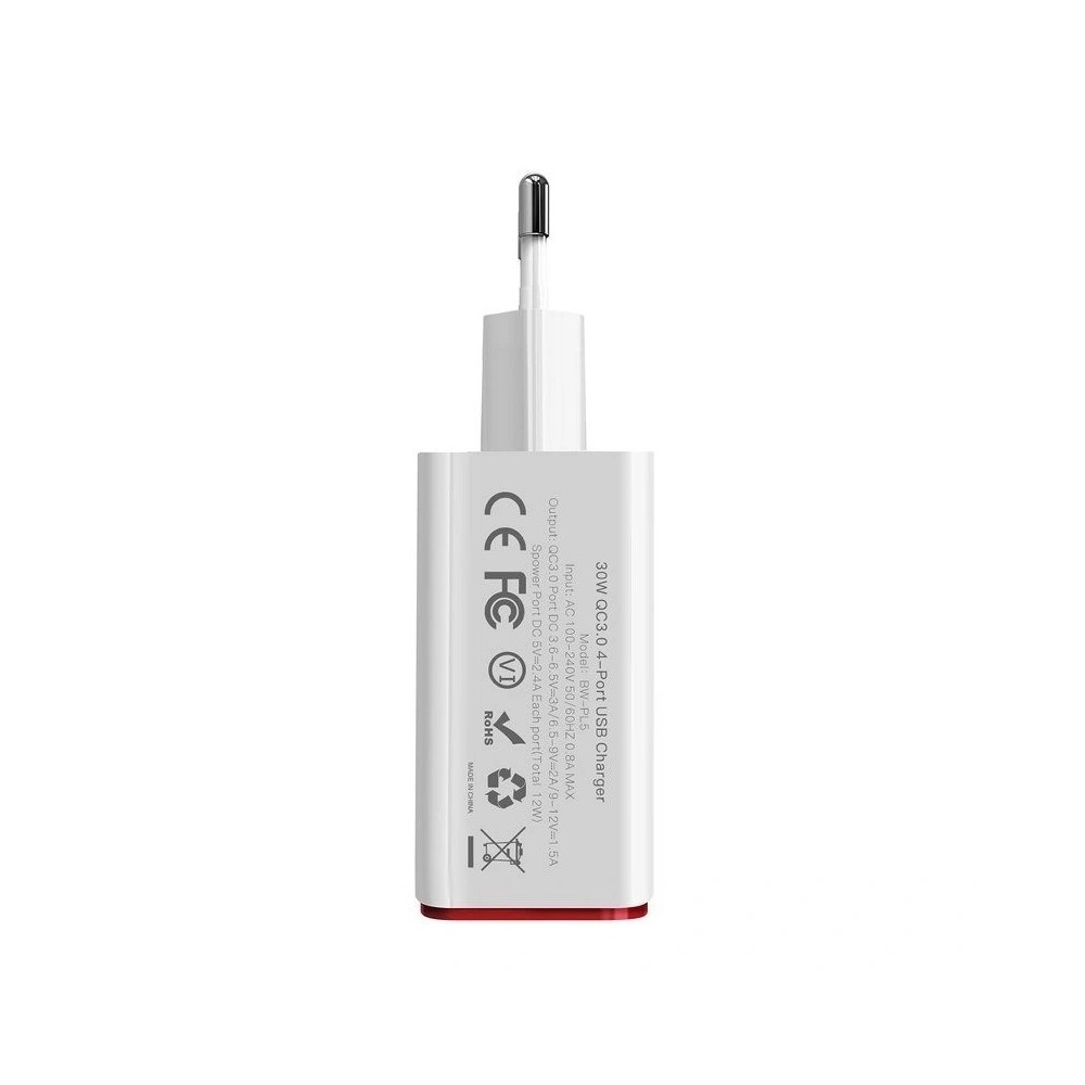 Hurtownia GSM - Ładowarka sieciowa Blitzwolf BW-PL5 4x USB QC3.0 30W - BLZ137 - {ean13} - Hurt