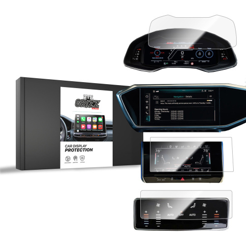 GrizzGlass Distributor - 5906146401112 - GRZ7853 - Ceramic GrizzGlass CarDisplay Protection Audi A7 C8 2018 [4 PACK] - B2B homescreen