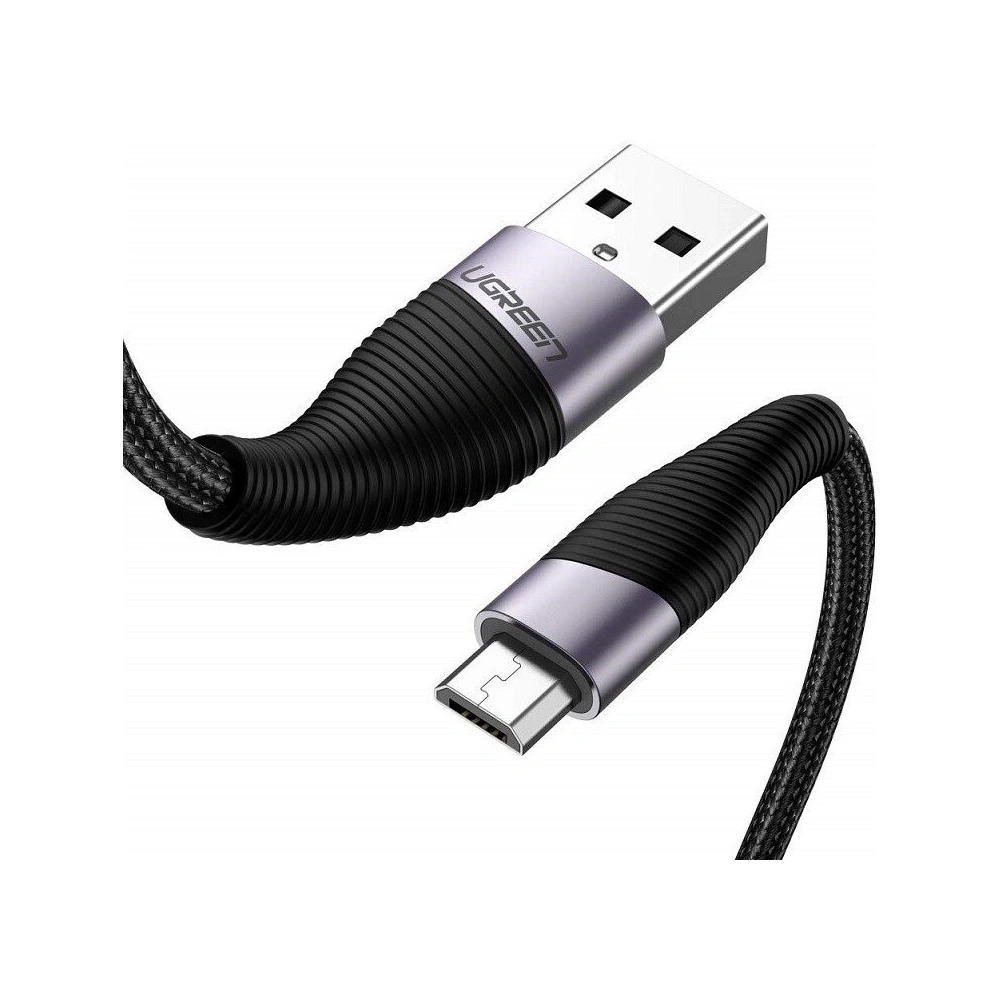Hurtownia GSM - Kabel micro USB UGREEN QC 3.0 2.4A 2m (czarny) - UGR139BLK - {ean13} - Hurt