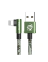 Hurtownia GSM - Kabel unghiular Lightning USB Baseus Camouflage 2,4A 1m (verde) - BSU597GRN - {ean13} - Hurt