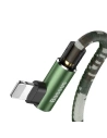Hurtownia GSM - Kabel unghiular Lightning USB Baseus Camouflage 2,4A 1m (verde) - BSU597GRN - {ean13} - Hurt
