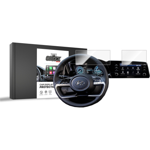 GrizzGlass Distributor - 5906146404014 - GRZ7903 - Ceramic GrizzGlass CarDisplay Protection Hyundai Elantra CN7 8" [2in1] - B2B homescreen