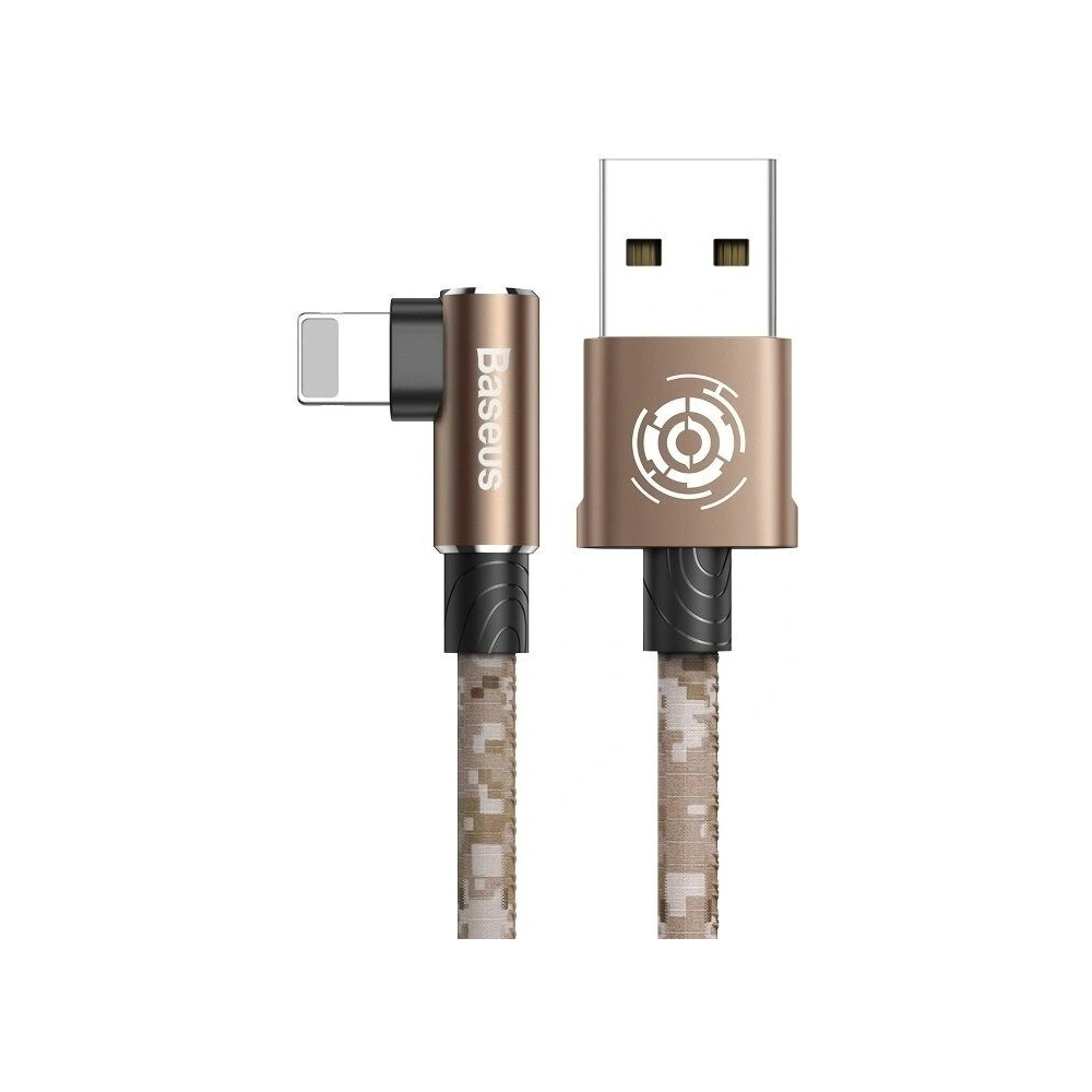 Hurtownia GSM - Cablul unghiular Lightning USB Baseus Camouflage 1,5A 2m (brun) - BSU601BR - {ean13} - Hurt