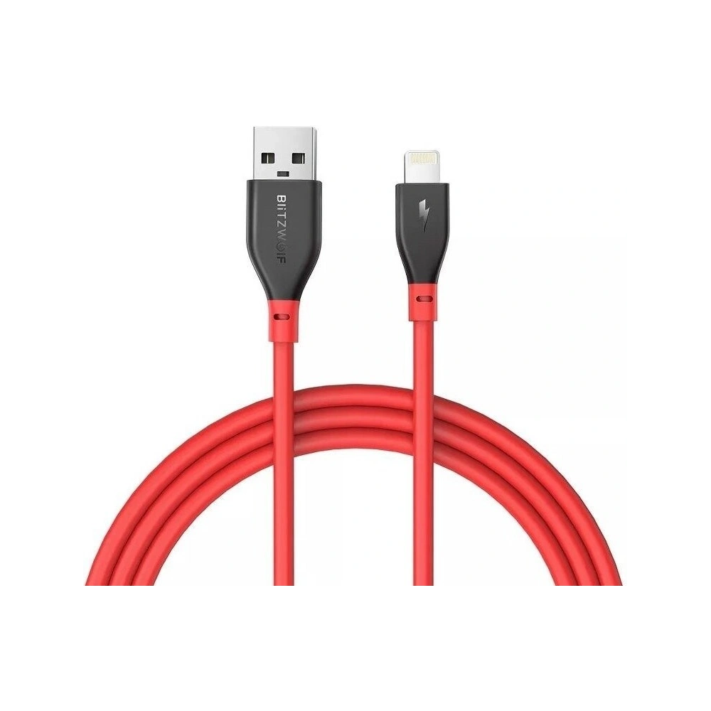 Hurtownia GSM - Cablul Lightning BlitzWolf BW-MF11 0.3m (roșu) - BLZ143RED - {ean13} - Hurt