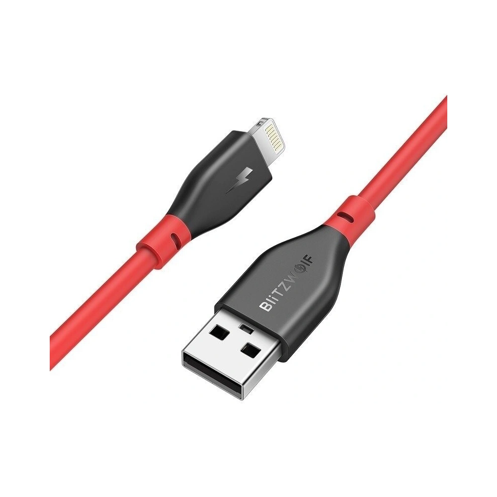 Hurtownia GSM - Kabel Lightning BlitzWolf BW-MF11 0.91m (czerwony) - BLZ144RED - {ean13} - Hurt