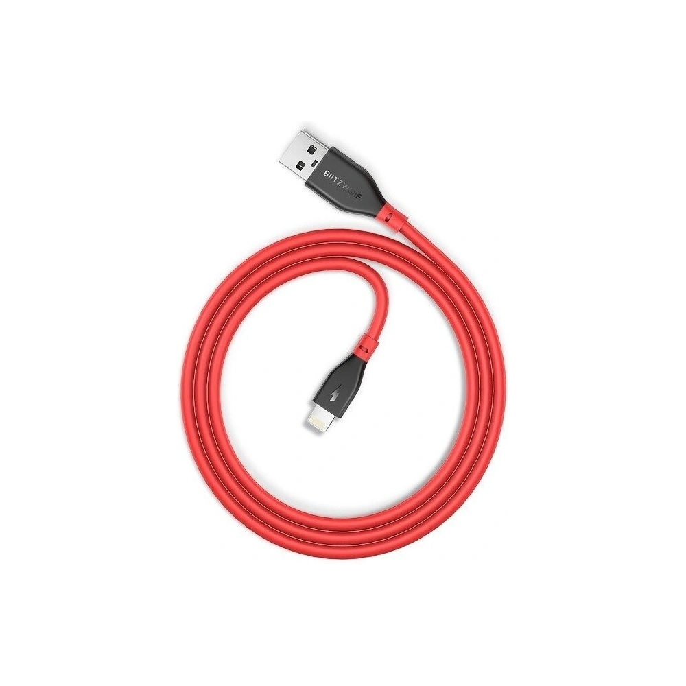 Hurtownia GSM - Kabel Lightning BlitzWolf BW-MF11 0.91m (czerwony) - BLZ144RED - {ean13} - Hurt