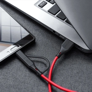 Hurtownia GSM - Cablu Micro USB + adaptor USB-C BlitzWolf BW-MT3 3A 0,91m - BLZ145 - {ean13} - Hurt