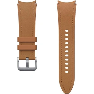 Hurtownia GSM - Pasek Hybrid Eco-Leather Band Samsung ET-SHR95SDEGEU Galaxy Watch6 20mm S / M cămilă - SMG998 - {ean13} - Hurt