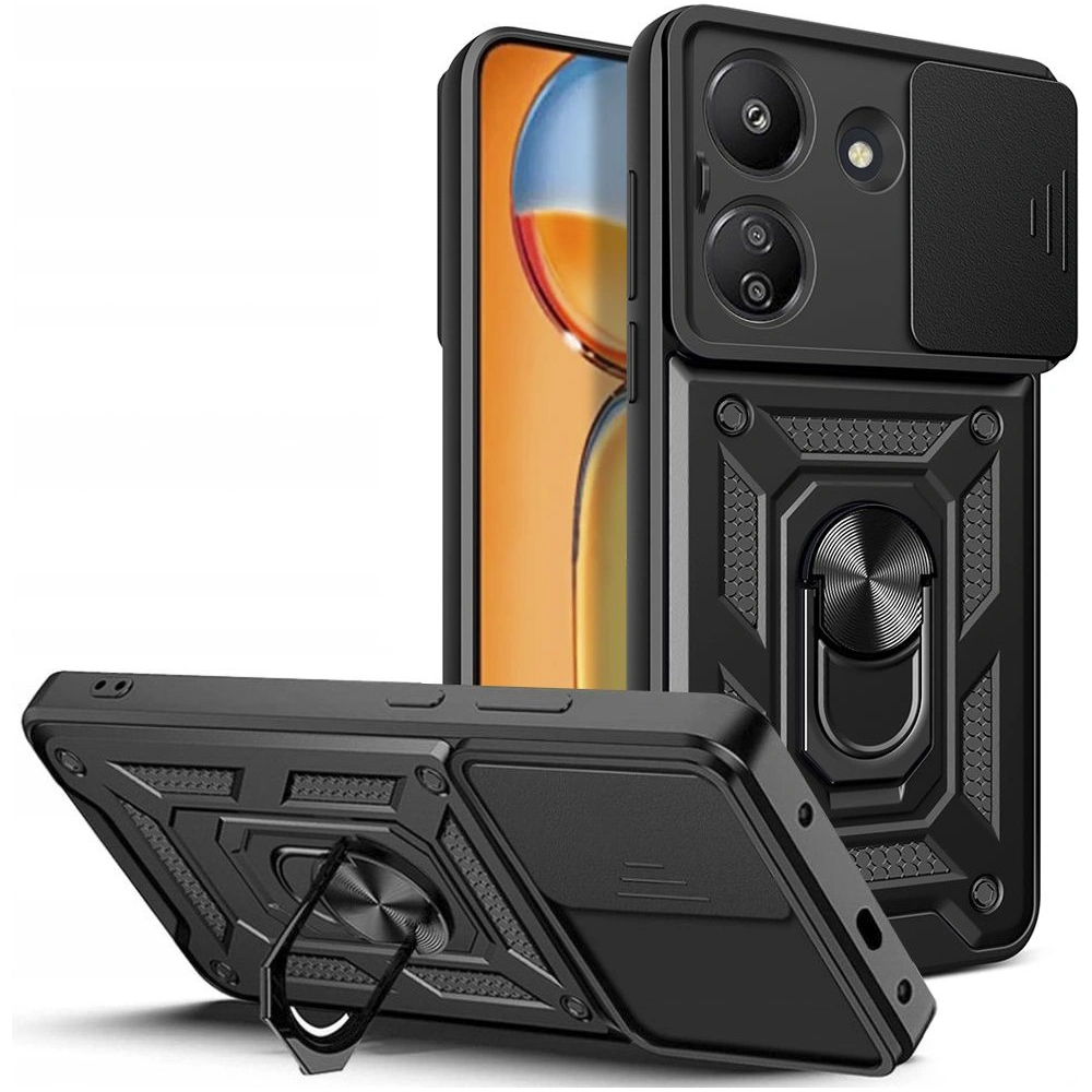 Hurtownia GSM - Etui Tech-Protect CamShield Pro Xiaomi Redmi 13C / Poco C65 Fekete - THP2520 - {ean13} - Hurt