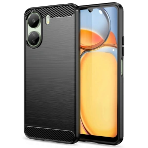 Hurtownia GSM - Case Tech-Protect TPUCarbon Xiaomi Redmi 13C / POCO C65 Schwarz - THP2521 - {ean13} - Hurt