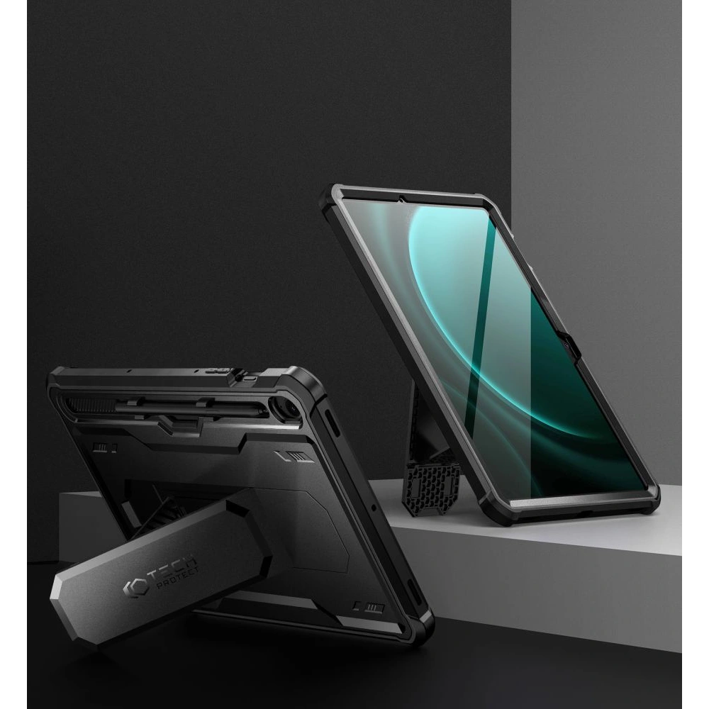 Hurtownia GSM - Etui Tech-Protect Kevlar Pro Samsung Galaxy Tab S9 FE X510 / X516b Černé - THP2523 - {ean13} - Hurt