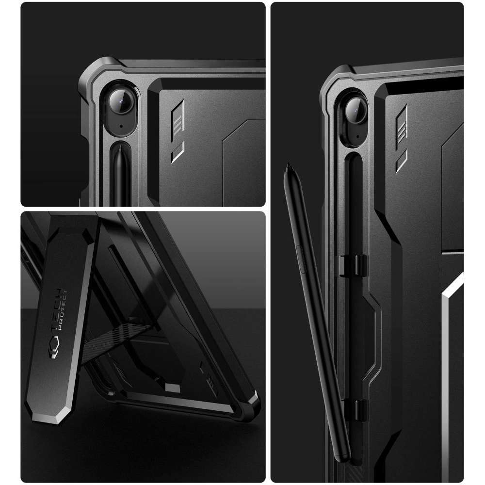 Case Tech-Protect Kevlar Pro Samsung Galaxy Tab S9 FE X510 / X516b Schwarz
