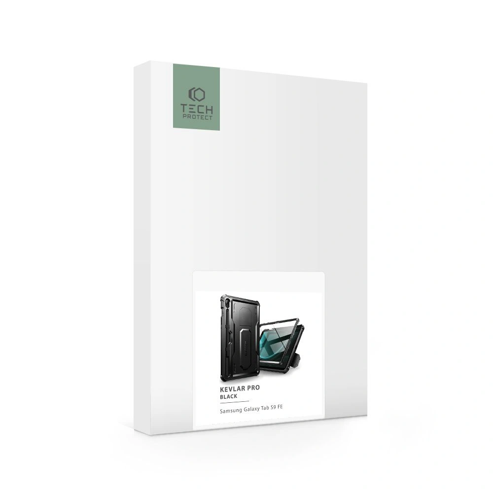 Hurtownia GSM - Etui Tech-Protect Kevlar Pro Samsung Galaxy Tab S9 FE X510 / X516b Černé - THP2523 - {ean13} - Hurt