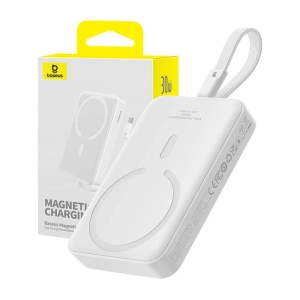 Hurtownia GSM - Magnetische Powerbank Baseus Magnetic Mini USB-C 10000mAh 30W MagSafe (weiß) - BSU4809 - {ean13} - Hurt