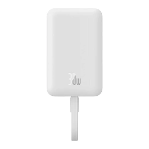 Hurtownia GSM - Magnetische Powerbank Baseus Magnetic Mini USB-C 10000mAh 30W MagSafe (weiß) - BSU4809 - {ean13} - Hurt