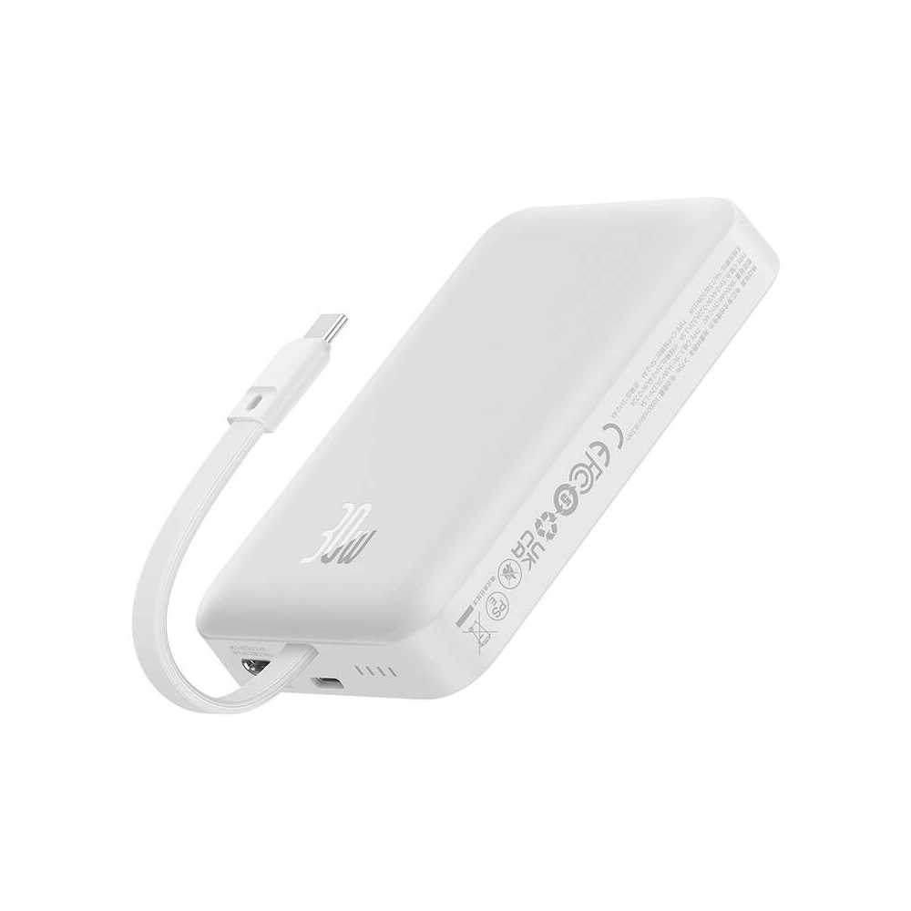 Hurtownia GSM - Magnetikus powerbank Baseus Magnetic Mini USB-C 10000mAh 30W MagSafe (fehér) - BSU4809 - {ean13} - Hurt