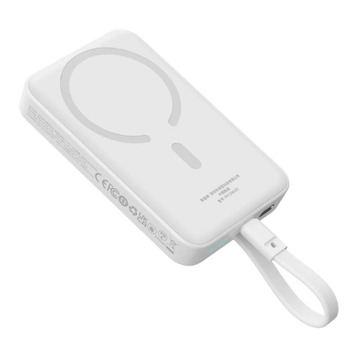 Powerbank magnetyczny Baseus Magnetic Mini USB-C 10000mAh 30W MagSafe (biały)