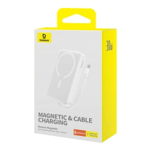 Hurtownia GSM - Magnetische Powerbank Baseus Magnetic Mini USB-C 10000mAh 30W MagSafe (weiß) - BSU4809 - {ean13} - Hurt