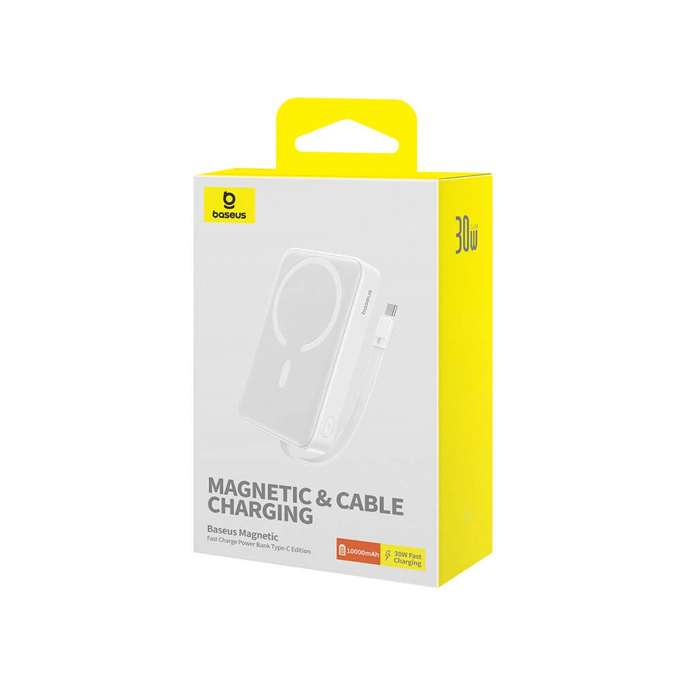 Hurtownia GSM - Powerbank magnetický Baseus Magnetic Mini USB-C 10000mAh 30W MagSafe (bílý) - BSU4809 - {ean13} - Hurt