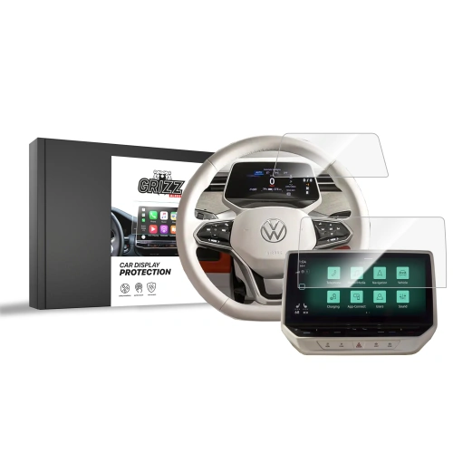 Folia ceramiczna GrizzGlass CarDisplay Protection do Volkswagen VW ID. Buzz 12" (2022-2025) [2w1]