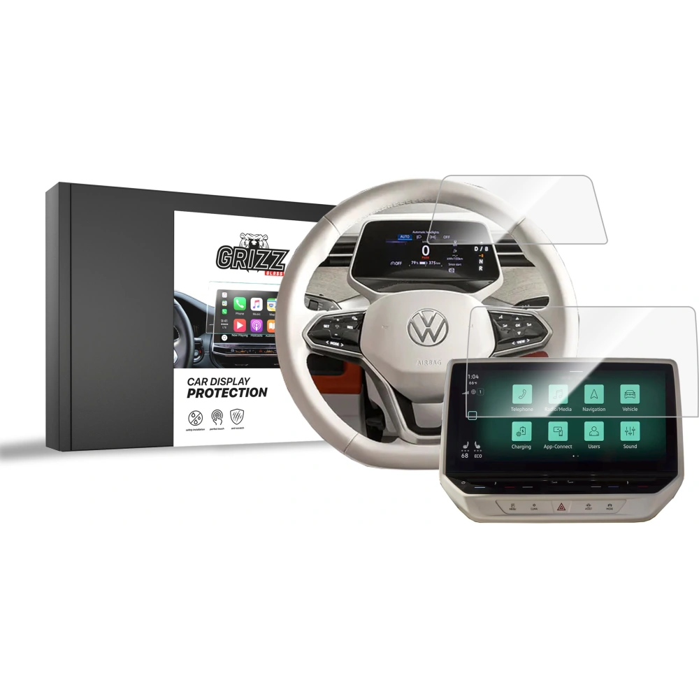 Hurtownia GSM - Cserép fólia GrizzGlass CarDisplay védelem Volkswagen VW ID. Buzz [2w1] - GRZ7927 - {ean13} - Hurt