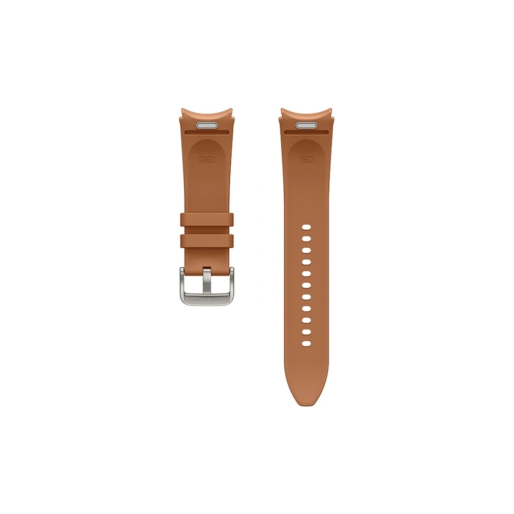 Hurtownia GSM - Pasek Hybrid Eco-Leather Band Samsung ET-SHR96LDEGEU Galaxy Watch6 20mm M / L velbloudí - SMG1001 - {ean13} - Hurt