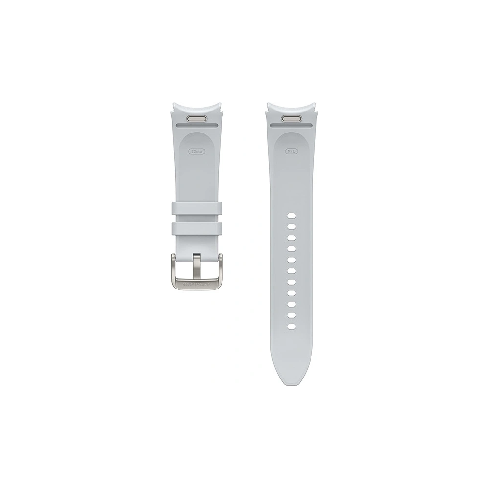 Hurtownia GSM - Hibrid ökobőr szíj Samsung ET-SHR96LSEGEU Galaxy Watch6 20mm M / L ezüst/silver - SMG1003 - {ean13} - Hurt